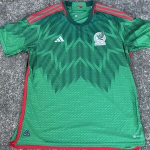Adidas Mexico 2022/2023 Home Authentic Player Edition Jersey